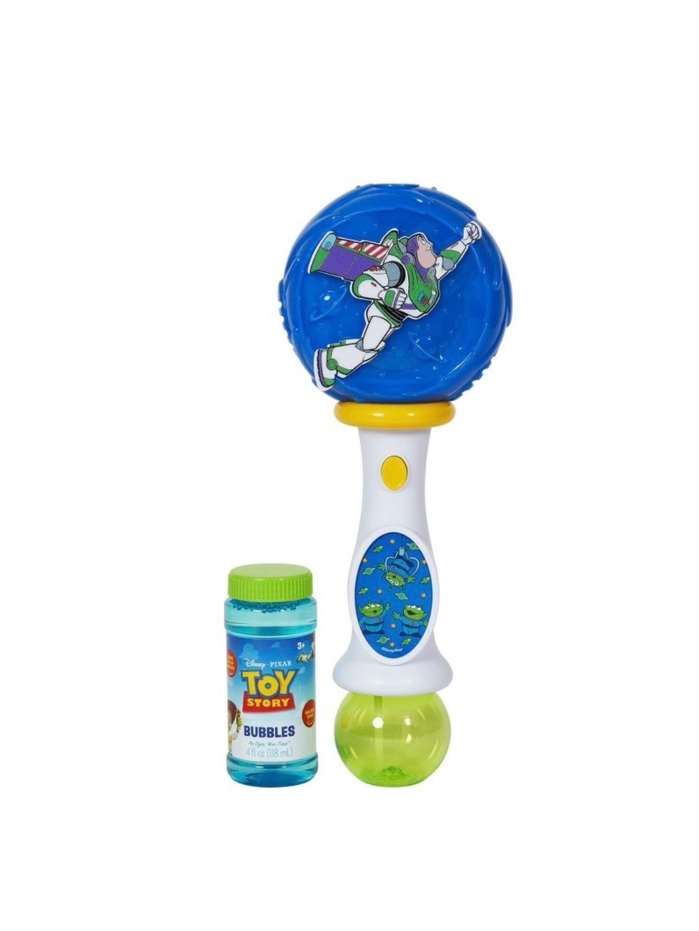 🚀 NEW Disney Pixar Buzz Lightyear Bubble Maker Toy Story Blower Kids Outdoor 🚀